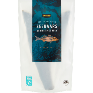 Jumbo Zeebaars Filet met Huid 2 Stuks - JUMBO