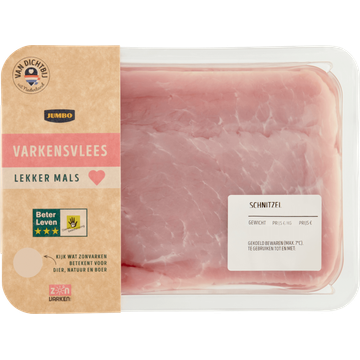 Jumbo Zonvarken Varkens Schnitzel 2 Stuks - JUMBO