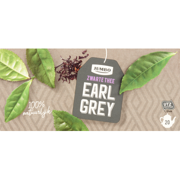 Jumbo Zwarte Thee Earl Grey voor Pot - JUMBO