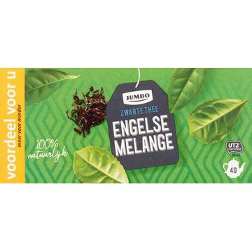 Jumbo Zwarte Thee Engelse Melange voor Pot - JUMBO