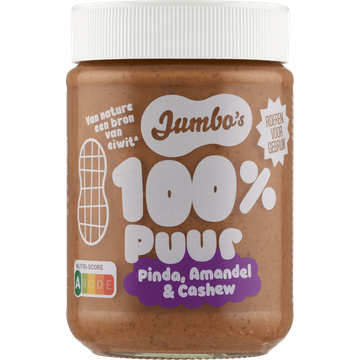 Jumbo's 100% Puur Notenpasta Pinda