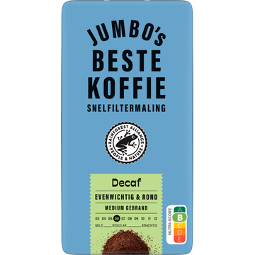 Jumbo's Beste Koffie Snelfiltermaling Decaf - JUMBO