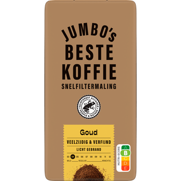 Jumbo's Beste Koffie Snelfiltermaling Goud - JUMBO
