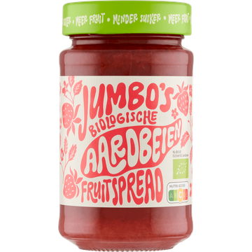 Jumbo's Biologische Aardbeien Fruitspread - JUMBO
