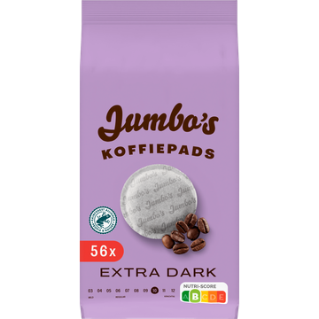 Jumbo's Koffiepads Extra Dark 56 Stuks - JUMBO