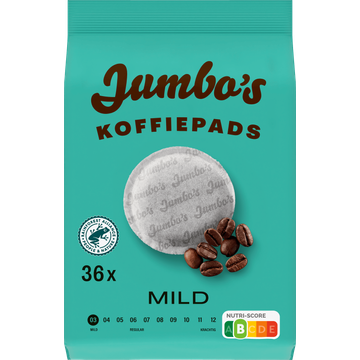 Jumbo's Koffiepads Mild 36 Stuks - JUMBO