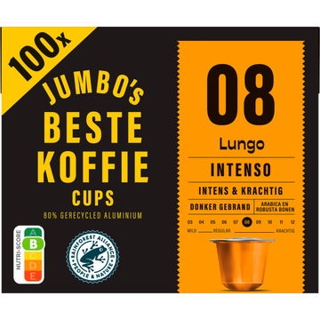 Jumbo's Lungo Intenso Koffiecups - JUMBO