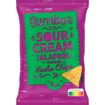 Jumbo's Nacho Chips Sour Cream Jalapeño Smaak - JUMBO