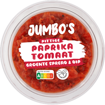 Jumbo's Pittige Paprika Tomaat Groente Spread & Dip - JUMBO