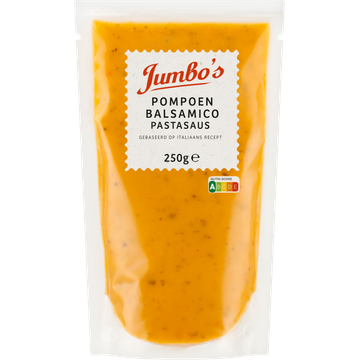 Jumbo's Pompoen Balsamico Pastasaus - JUMBO