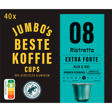 Jumbo's Ristretto Extra Forte Koffiecups - JUMBO