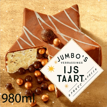 Jumbo's Verrassings IJstaart Stracciatella 6-8 Personen - JUMBO