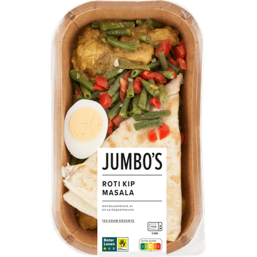Jumbo's Verse Maaltijd Roti Kip Masala - JUMBO