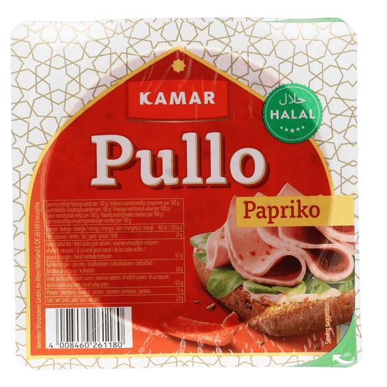 Kamar Kipboterhamworst paprika - Dirk