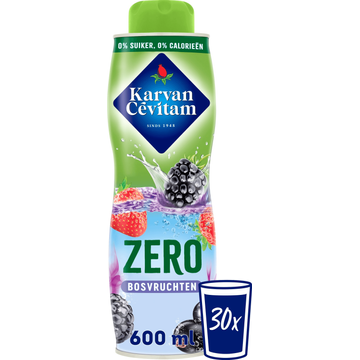 Karvan Cévitam Zero Bosvruchten Siroop 600 ml - JUMBO