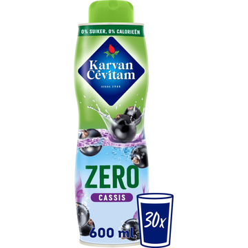 Karvan Cévitam Zero Cassis Siroop - JUMBO