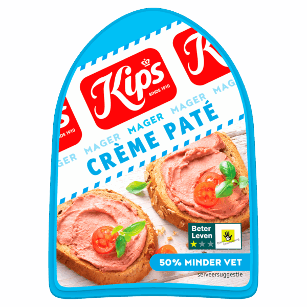 Kips Magere smeerpaté creme - PLUS