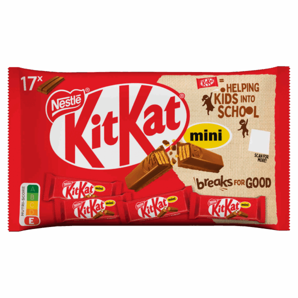 KitKat Mini melk chocolade uitdeelzak - PLUS