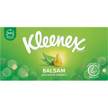 Kleenex Balsam Zakdoeken 3-Laags 64 Stuks - JUMBO