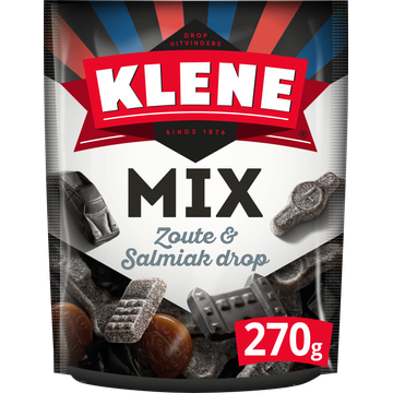 Klene Drop Zoute & Salmiak Mix - JUMBO