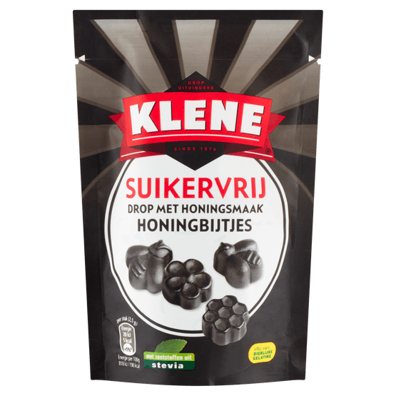 Klene Honingbijtjes Suikervrije Drop Zoet Zak - Dirk