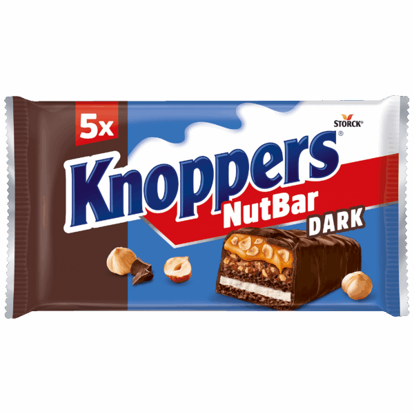 Knoppers Nut Bar puur 5-pack - PLUS