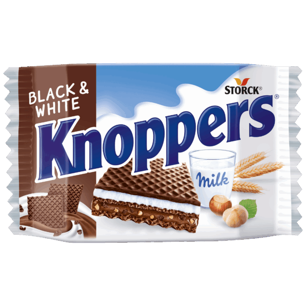 Knoppers Wafel Black & White 5-pack - PLUS