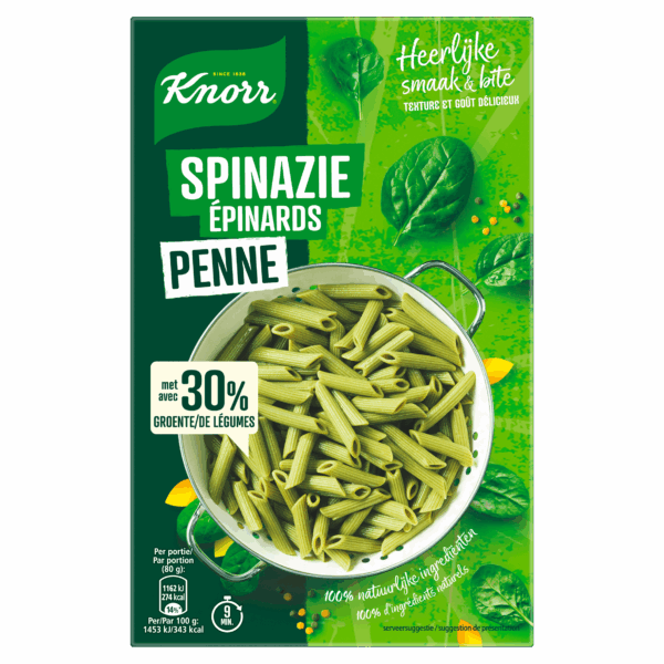 Knorr Pasta Spinazie Penne - PLUS