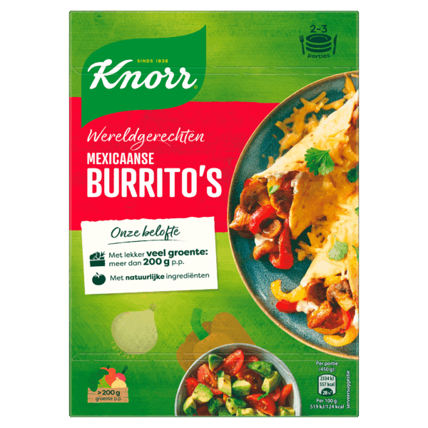 Knorr Wereldgerecht Burritos - PLUS