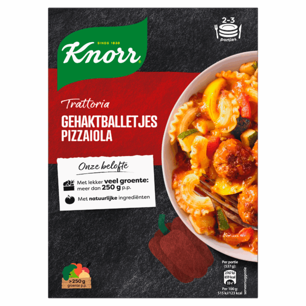Knorr Wereldgerecht Gehaktbal-pizza - PLUS