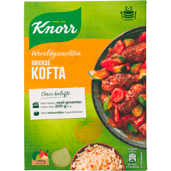 Knorr Wereldgerecht griekse kofta - Dirk