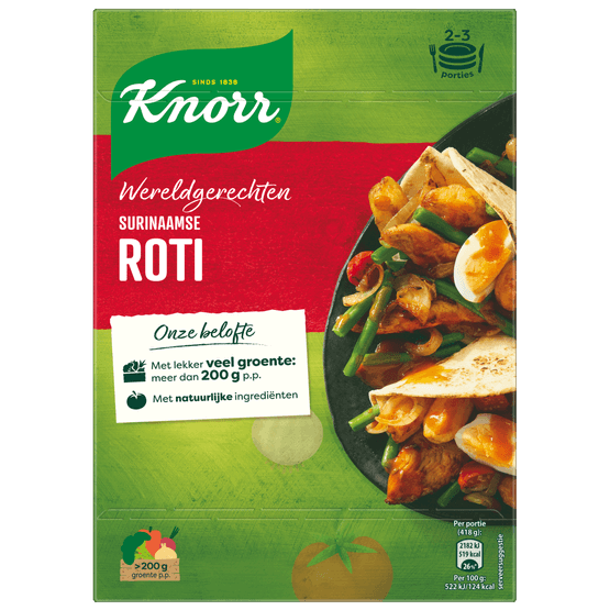 Knorr Wereldgerecht surinaamse roti - Dirk