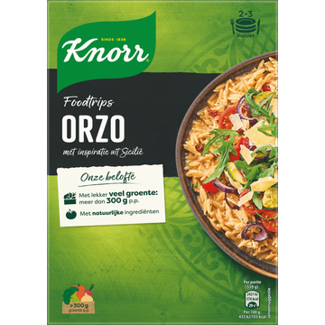 Knorr Wereldgerechten Foodtrips Orzo - JUMBO