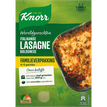 Knorr Wereldgerechten Lasagne Bolognese XXL Italiaanse - JUMBO