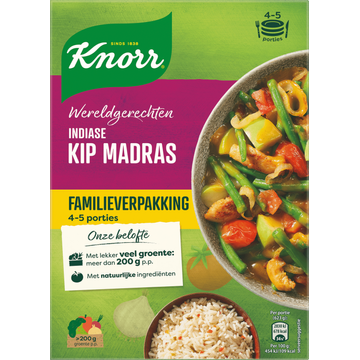Knorr Wereldgerechten Maaltijdpakket Indiase Kip Madras - JUMBO