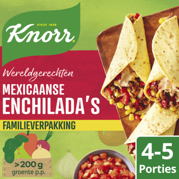 Knorr Wereldgerechten Mexicaanse Enchiladas XL - Albert Heijn