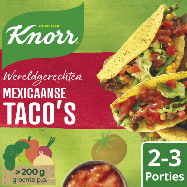 Knorr Wereldgerechten Mexicaanse Taco's - Albert Heijn