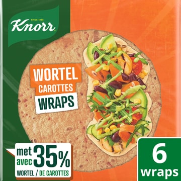 Knorr Wraps Wortel 6 stuks - JUMBO