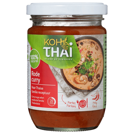 Koh Thai Curry pasta rood - Dirk