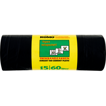Komo Trekbandzakken 60 Liter 15 Stuks - JUMBO
