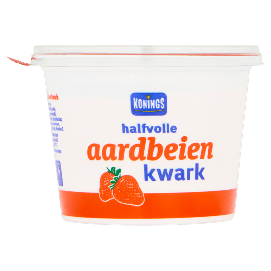 Konings Halfvolle aardbeien kwark - Dirk