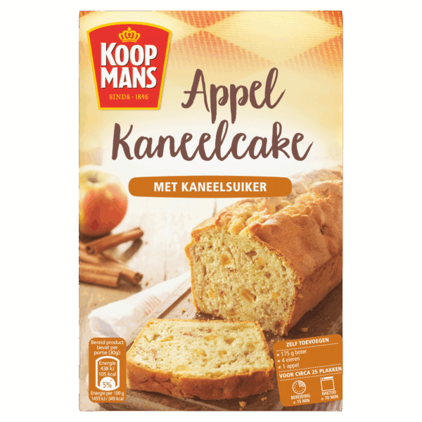 Koopmans Appel kaneelcake bakmix - PLUS