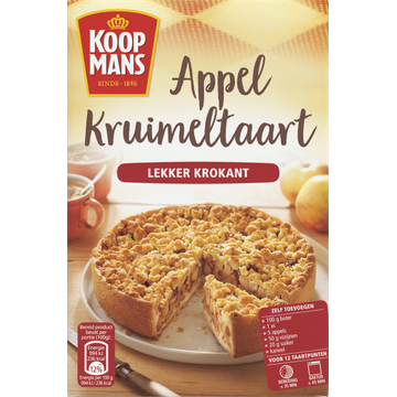 Koopmans Appelkruimeltaart Bakmix - JUMBO