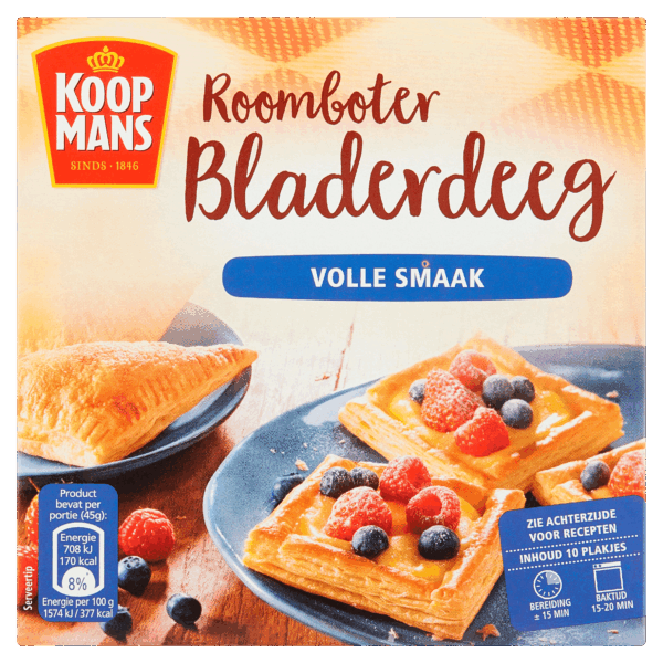 Koopmans Bladerdeeg Roomboter - PLUS