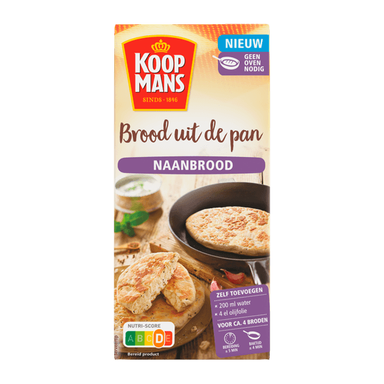 Koopmans Brood uit de pan naanbrood - Dirk