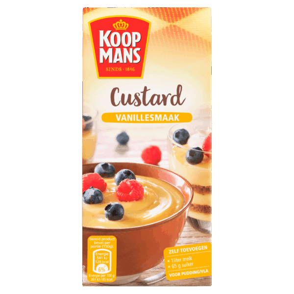 Koopmans Custard vanillesmaak - PLUS