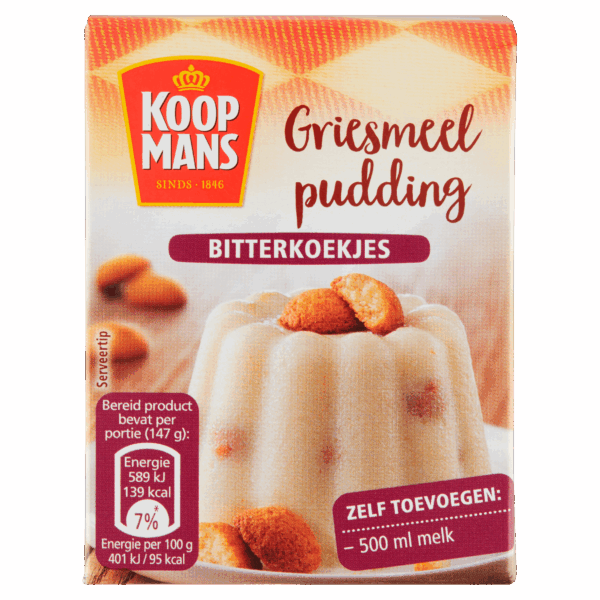 Koopmans Griesmeelpudding bitterkoekjes - PLUS