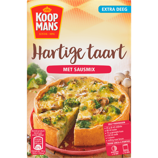 Koopmans Hartige taartmix - Dirk