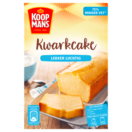 Koopmans Kwarkcake mix - Dirk
