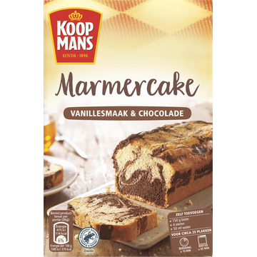 Koopmans Marmercake Vanillesmaak & Chocolade Bakmix - JUMBO